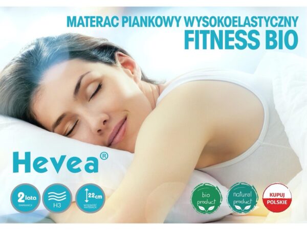 Materac wysokoelastyczny Hevea Fitness Bio - obrazek 7