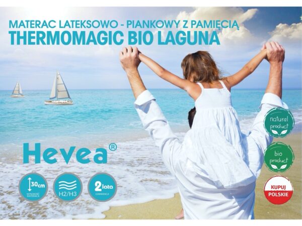 Materac z lateksem Hevea Thermomagic Bio Laguna - obrazek 7