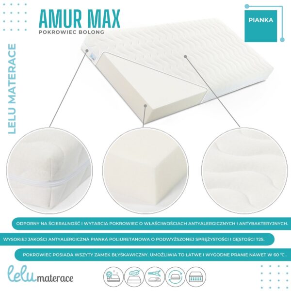 Materac AMUR MAX BOLONG pianka 16cm - obrazek 2